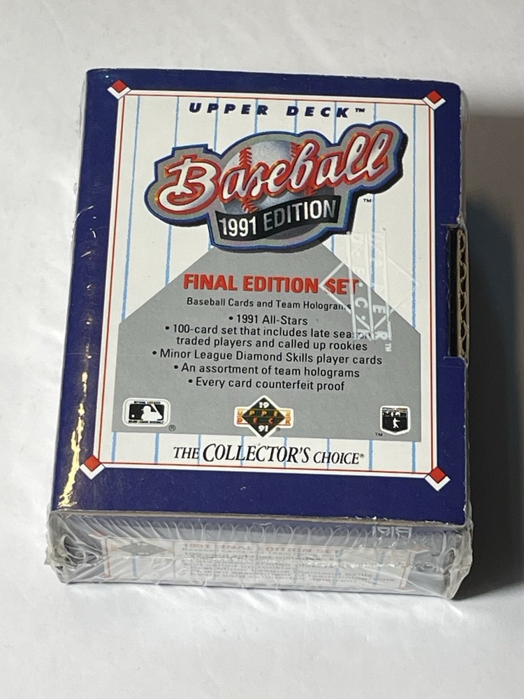 1991 Upper Deck Final Edition Set - P. Martinez RC, Thome RC, I. Rodriguez RC