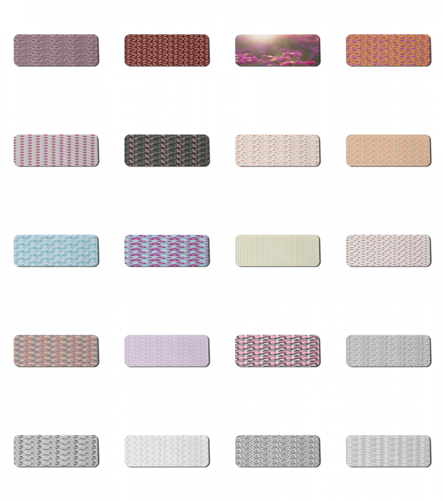 Ambesonne Floral Leaves Large Gaming Mousepad 31x12 Inches Non-Slip Surface  