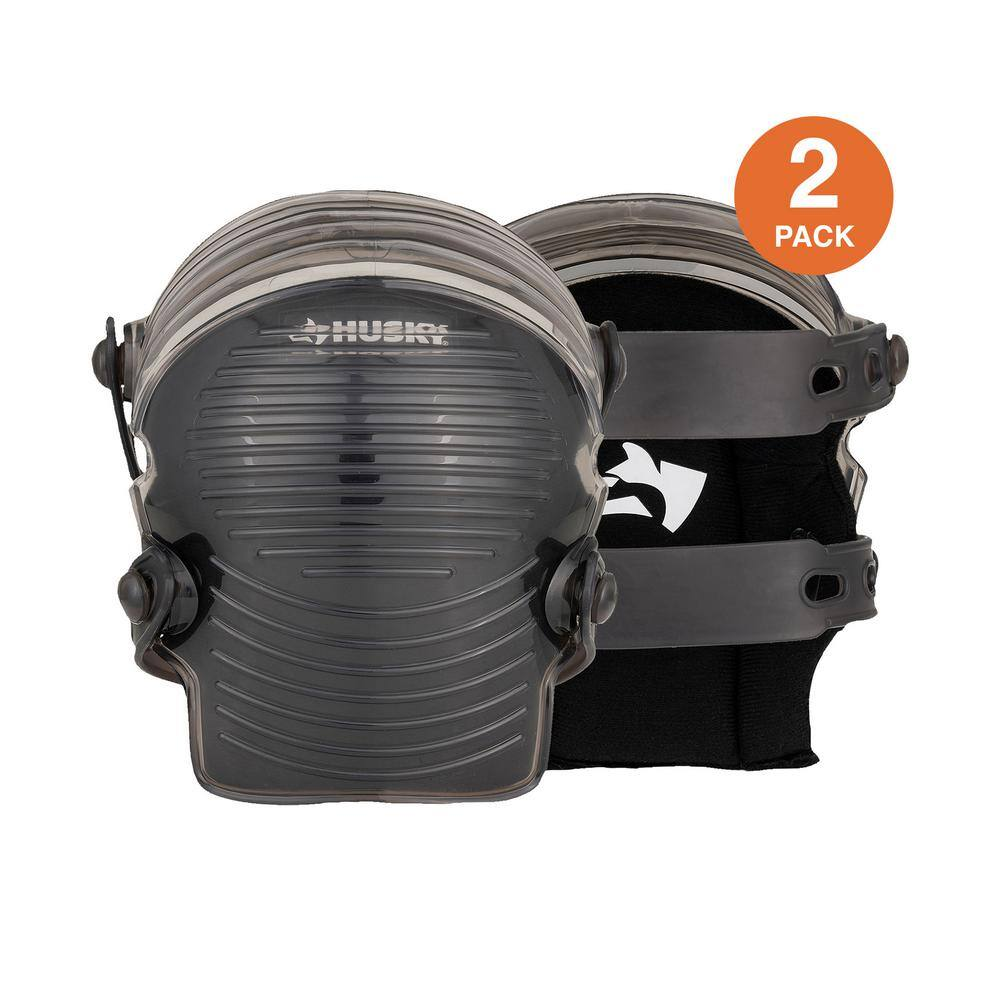 Flexible Gel Work Knee Pads 2-Pair Set for Comfort & Support