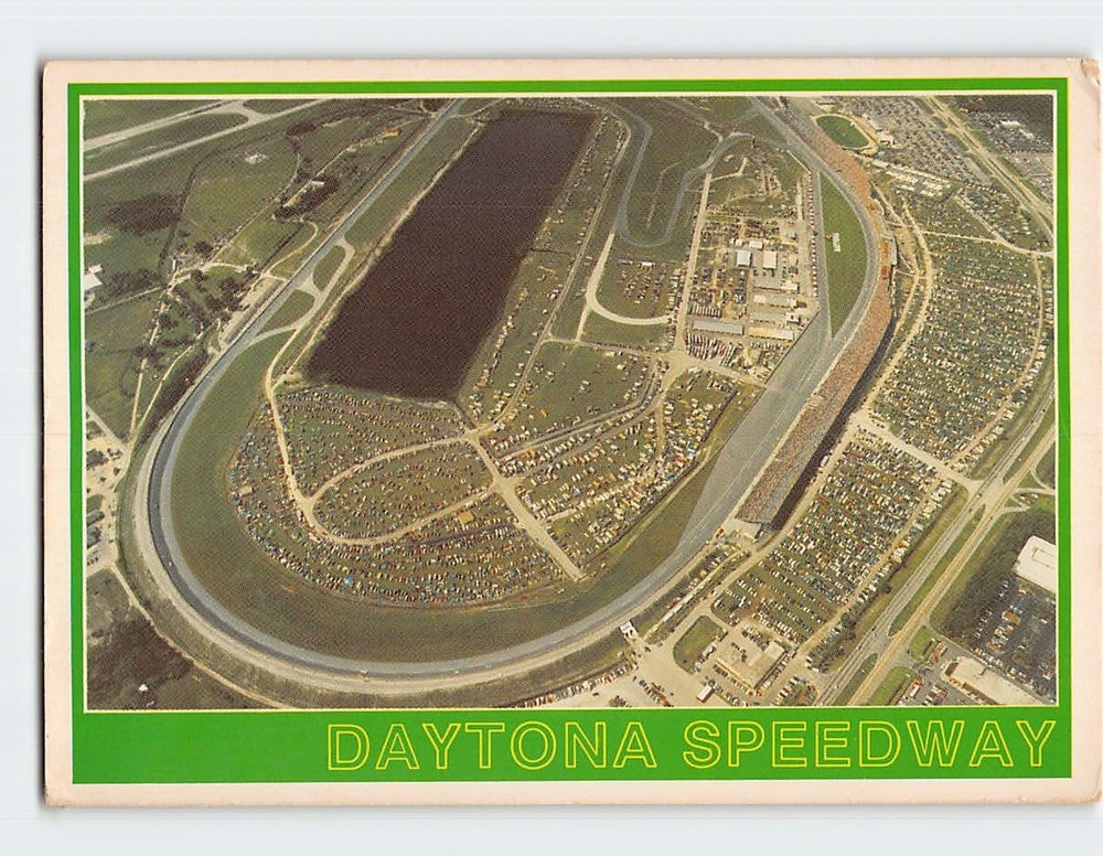 Postcard Daytona Speedway Daytona Beach Florida USA