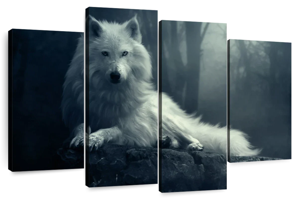 Simple Wolf Wall Art