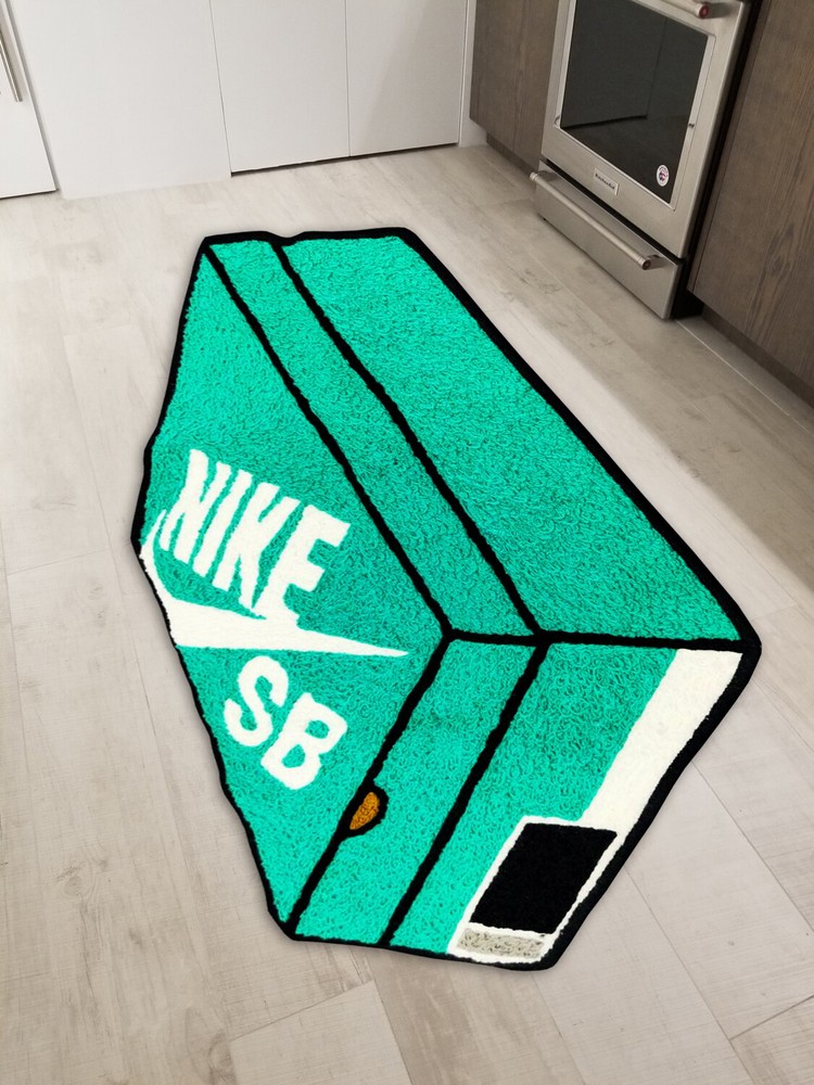 New SB Dunk Sneaker Box Floor Mat Washable Area Runner Rugs Living Room Carpets