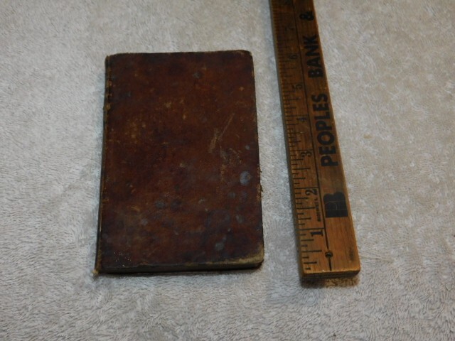 Original Good 1840 Extract From The Journal Of John Nelson Leather Cover Book