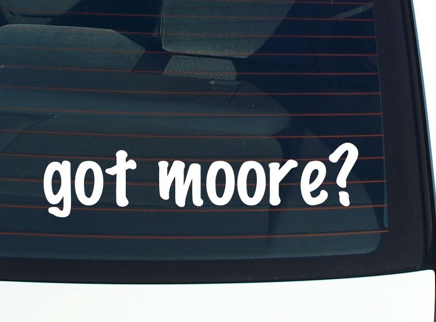 got moore? CAR DECAL BUMPER STICKER VINYL FUNNY LAST NAME WINDOW PRIDE
