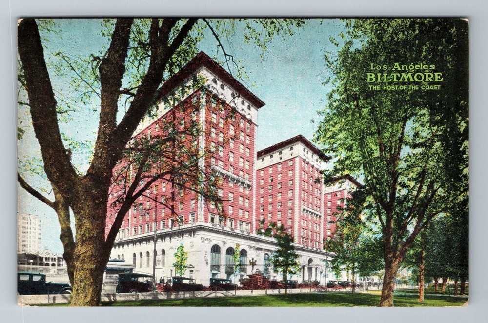 Los Angeles CA-California, Biltmore, Scenic Outside, Vintage Postcard