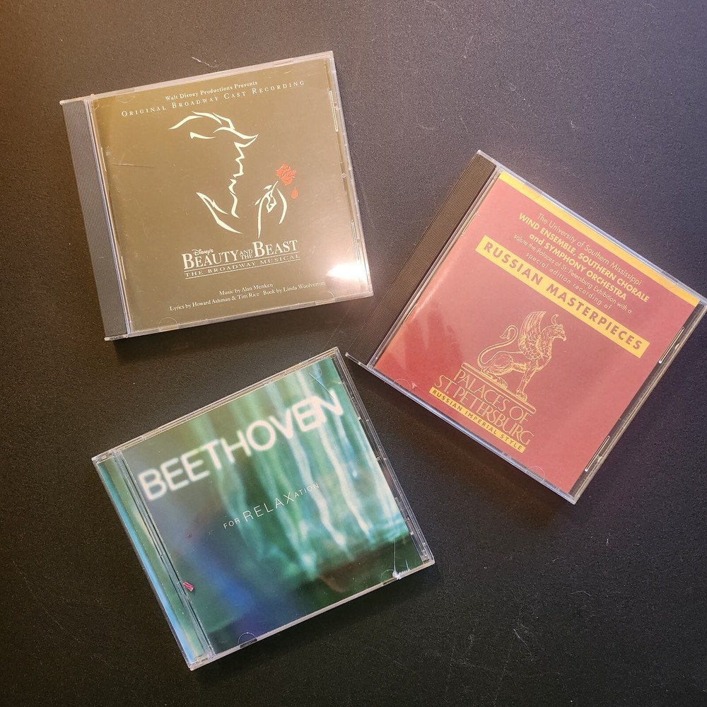 Beauty and the Beast Broadway, Russian Masterpiece, Beethoven Relaxation 3 CD's