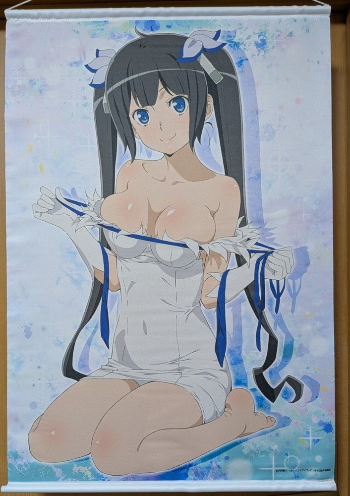 Danmachi Hestia B2 Wall Scroll Tapestry Anime Art Japan Rare JDM Japan Exclusive