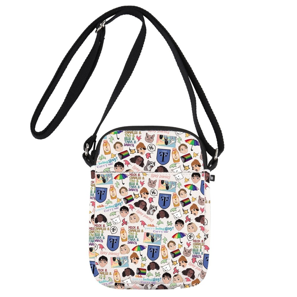 G2TUP Nick And Charlie Crossbody Bag Hi Hi Leaves Gifts I Love Liking You Gif...