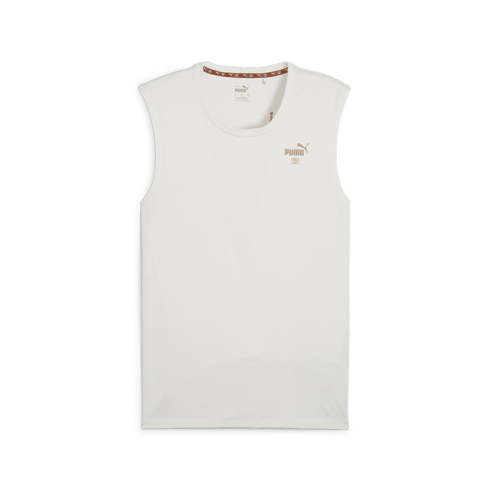 Puma First Mile X Crew Neck Athletic Tank Top Mens Grey Casual  Athletic 5250070