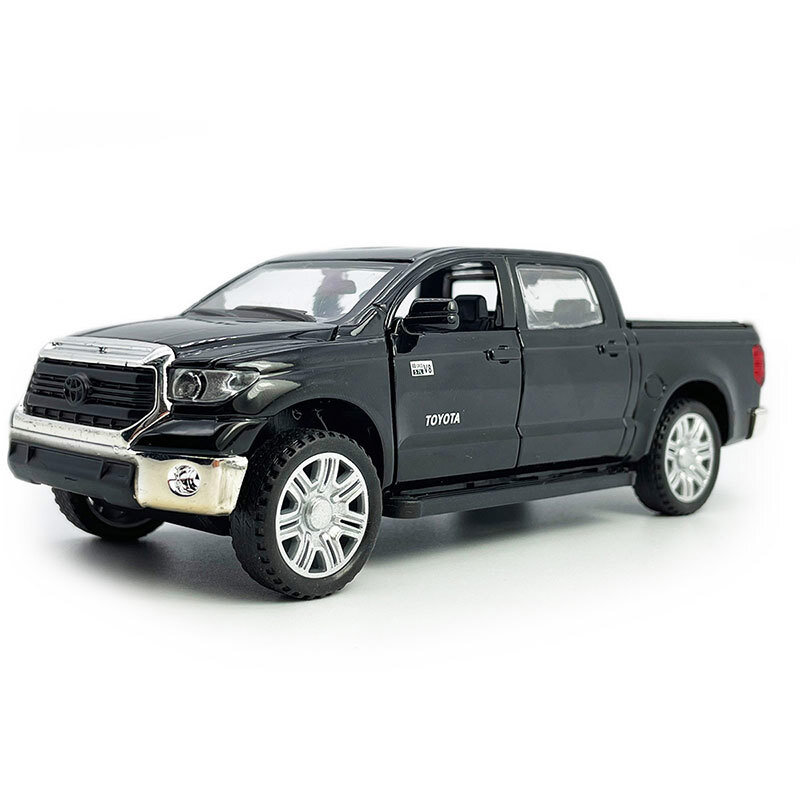 1:36 Tundra Pickup Truck Model Car Diecast Toy Cars Toys for Kids Boys Black