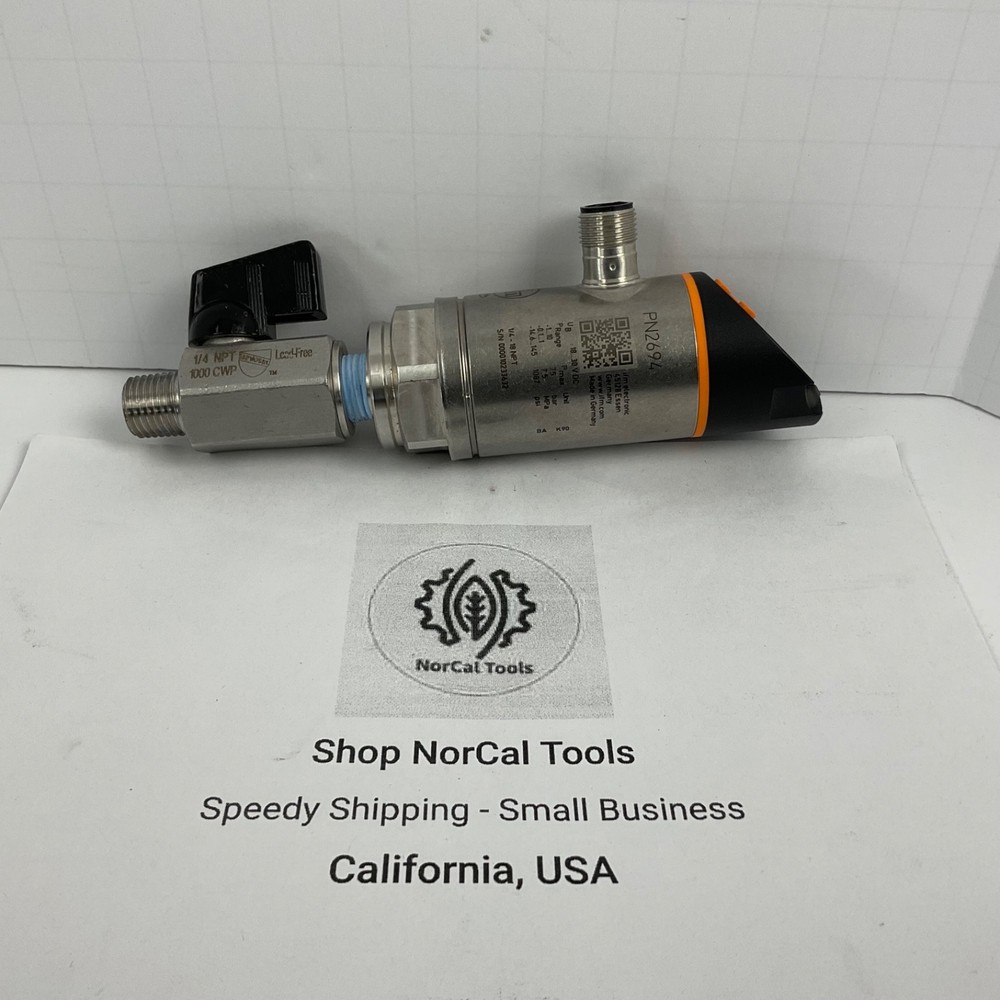 EFECTOR ifm electronic PN2694 Pressure Sensor Transmitter 1/4