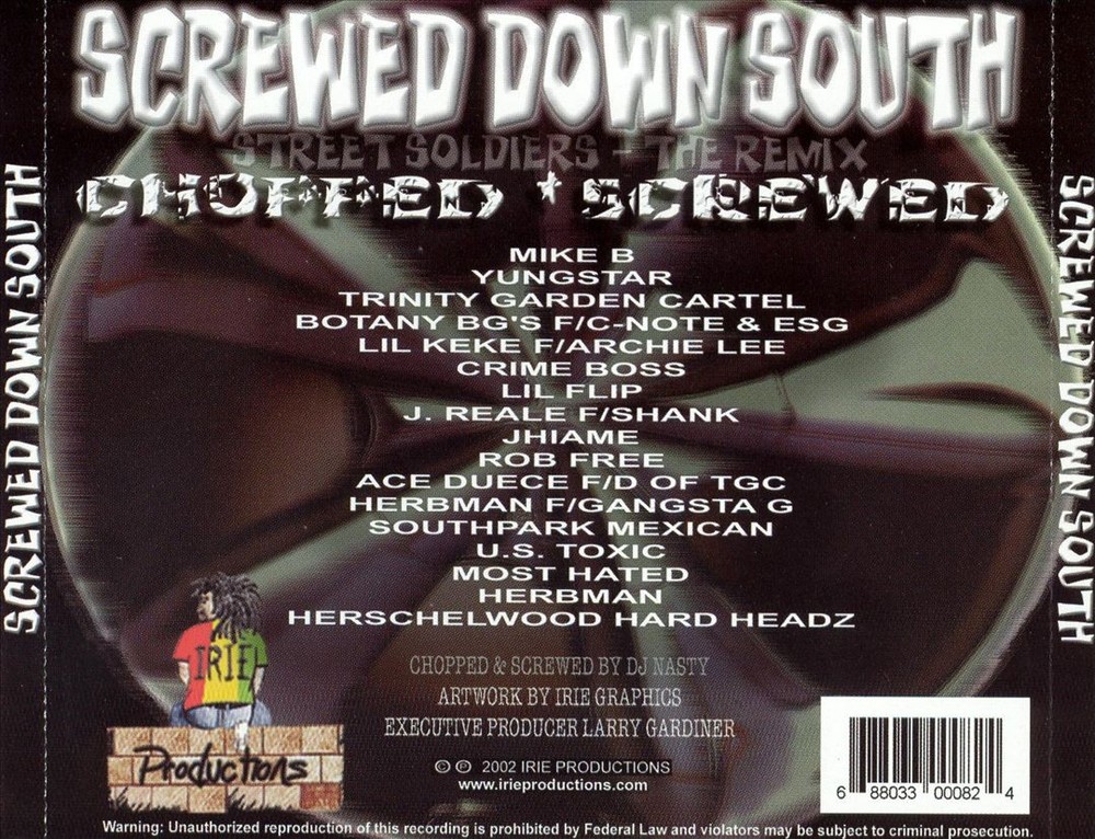 Various Artists Screwed Down South New Cd