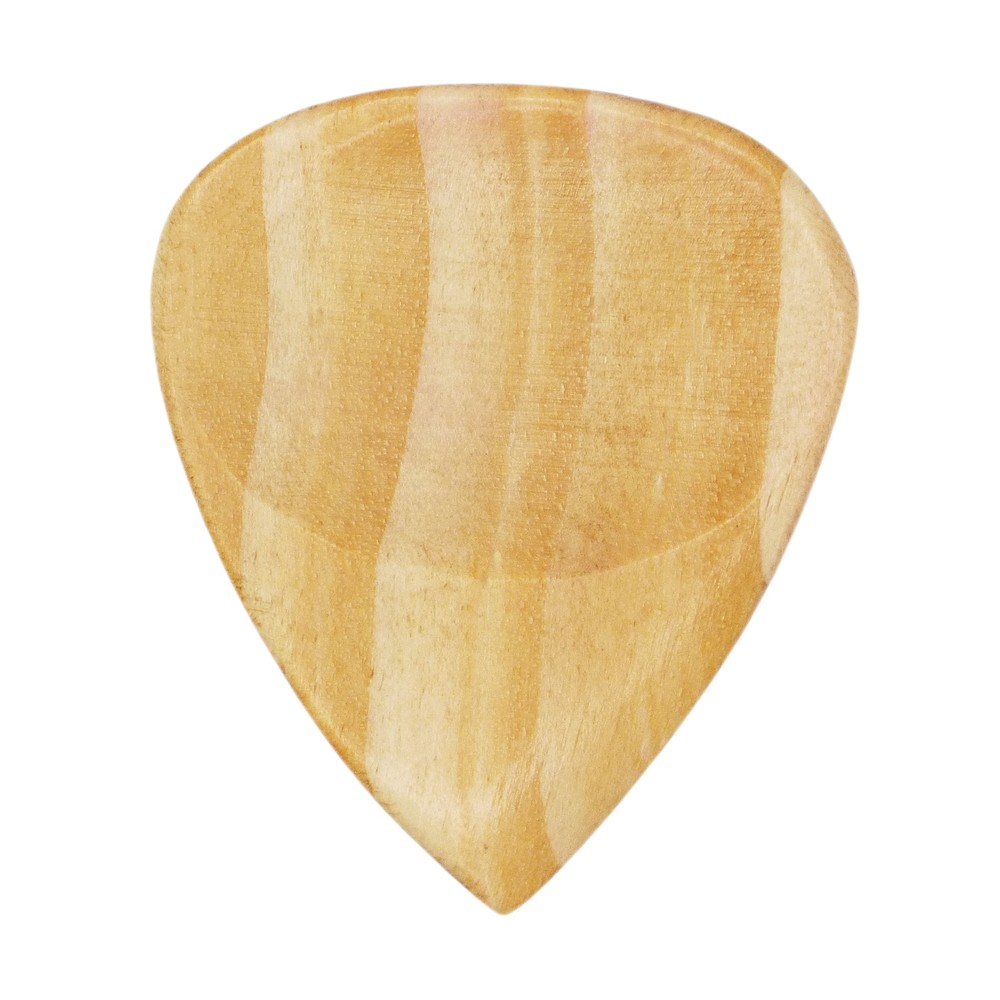 Cedar Wood Guitar Pick - 3.0 mm - 351 Groove Shape - Handmade Exotic Plectrum