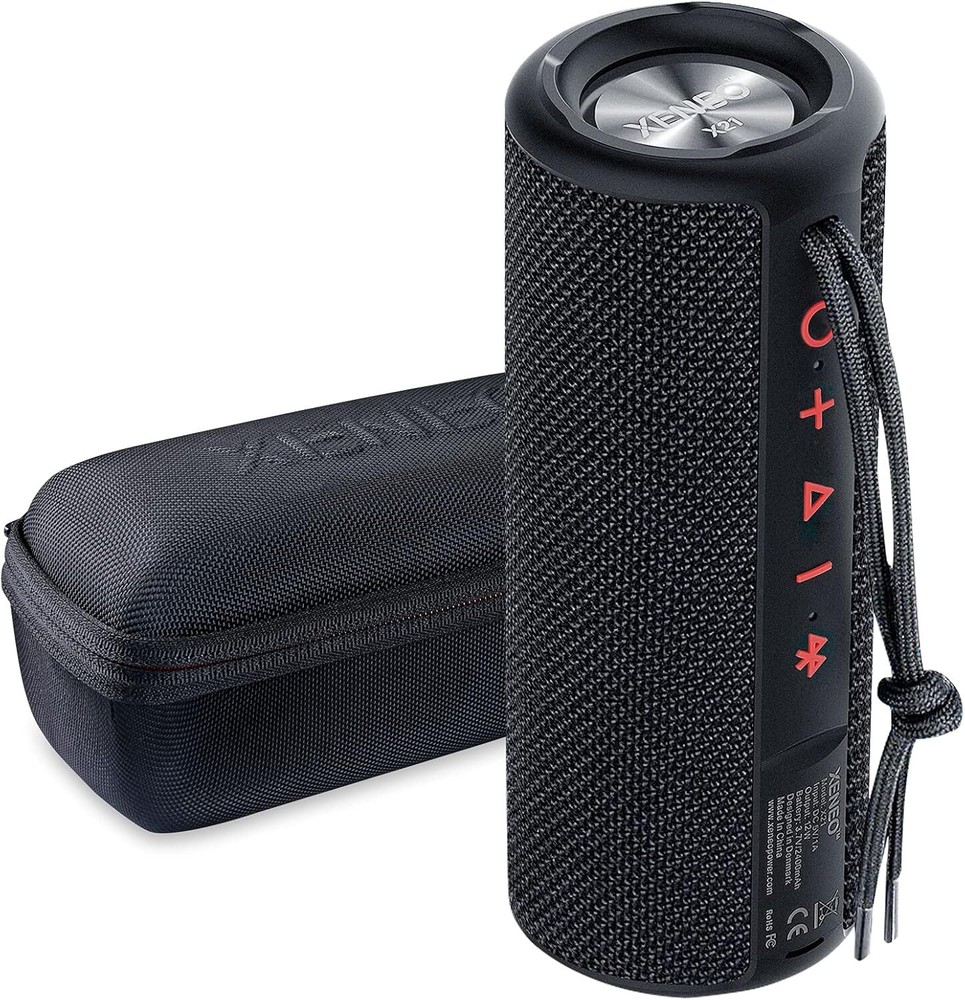M... X21 Portable Outdoor Wireless Bluetooth Speaker Waterproof with FM Radio