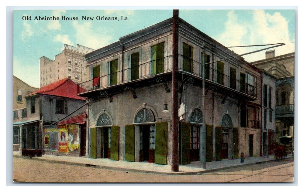 NEW ORLEANS, LA Postcard-  OLD ABSINTHE HOUSE NEW ORLEANS LA-image