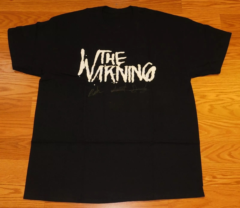 The Warning Band Signed Logo Concert Shirt size S-5XL ZZA107
