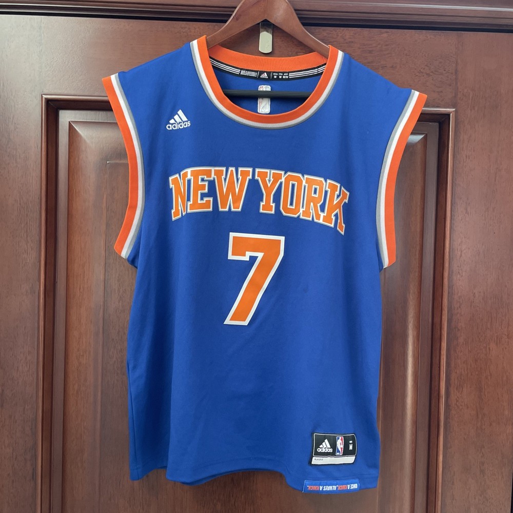 Adidas New York Knicks #7 Carmelo Anthony basketball nba jersey size M