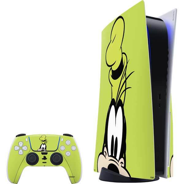 Mickey & Friends PS5 Bundle Skin - Goofy Up Close