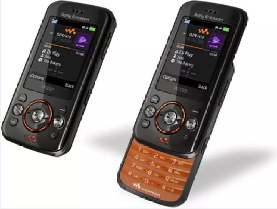 Sony Ericsson W395 Unlocked 2G GSM Mobile Phone Original Black