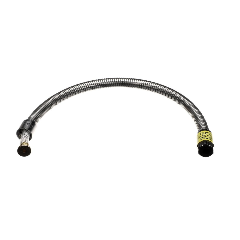 T&S Brass Hose, 28 Flexible Stainless Steel, Less Handle B-0028-H2A - Genuine