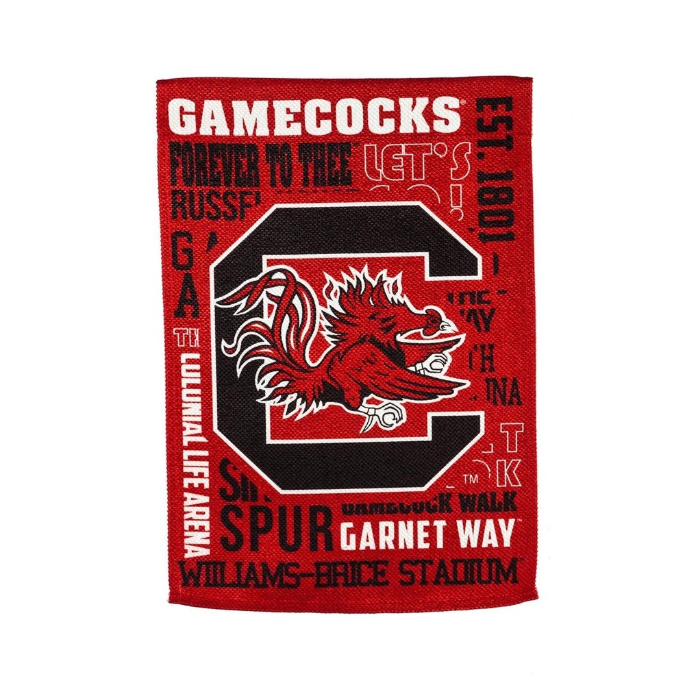 University of South Carolina Gamecocks Premium Double Sided Garden Flag...