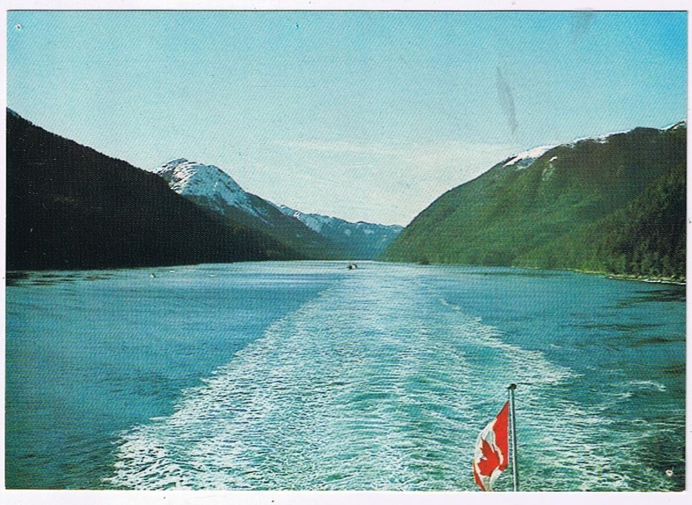 Postcard Inside Passage British Columbia BC
