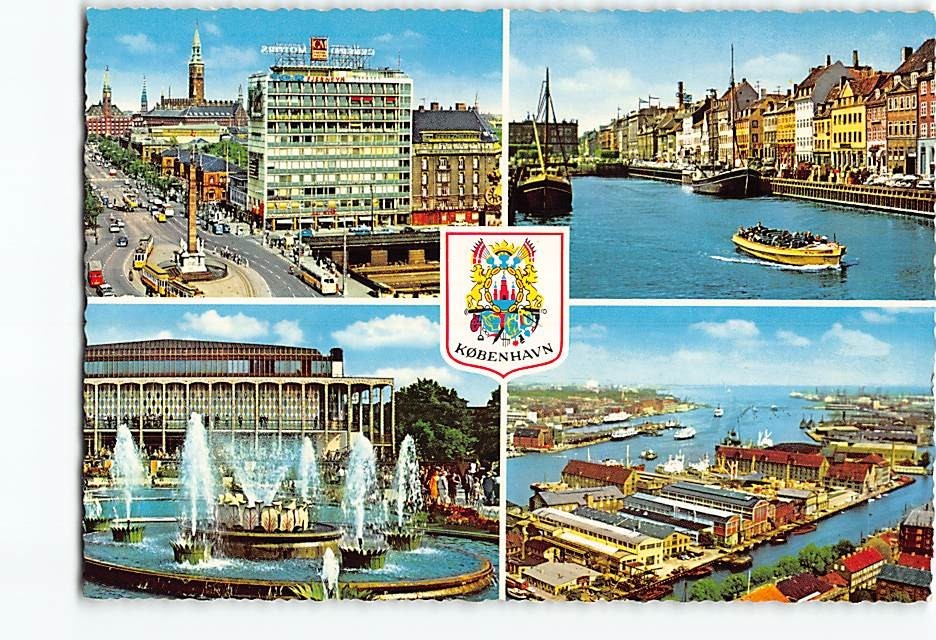 Postcard Copenhagen Denmark