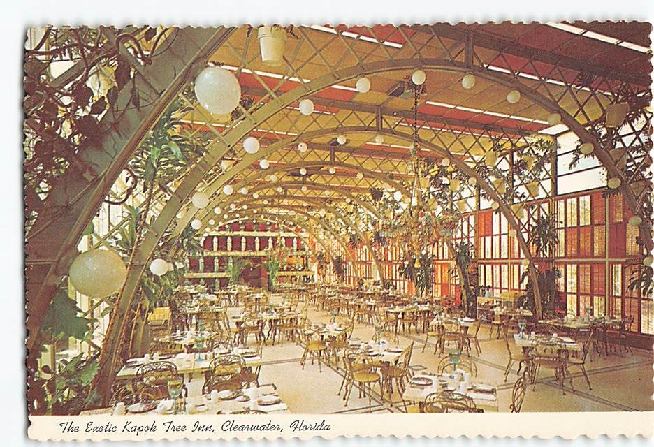 Postcard Interior Kapok Tree Inn Clearwater Florida USA