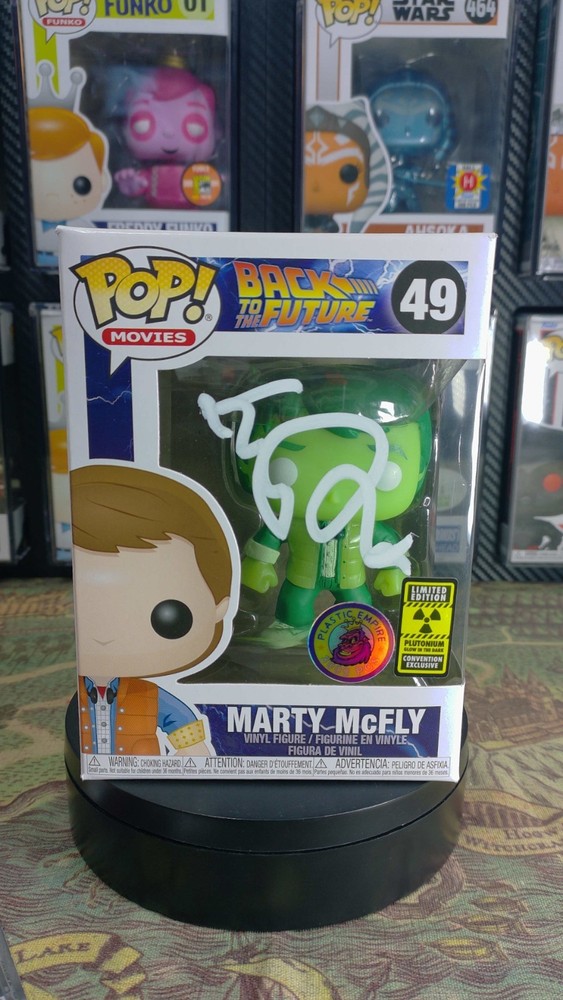 Signed Funko Pop! - Back to the Future - 49 Marty McFly (Plutonium) - Certified