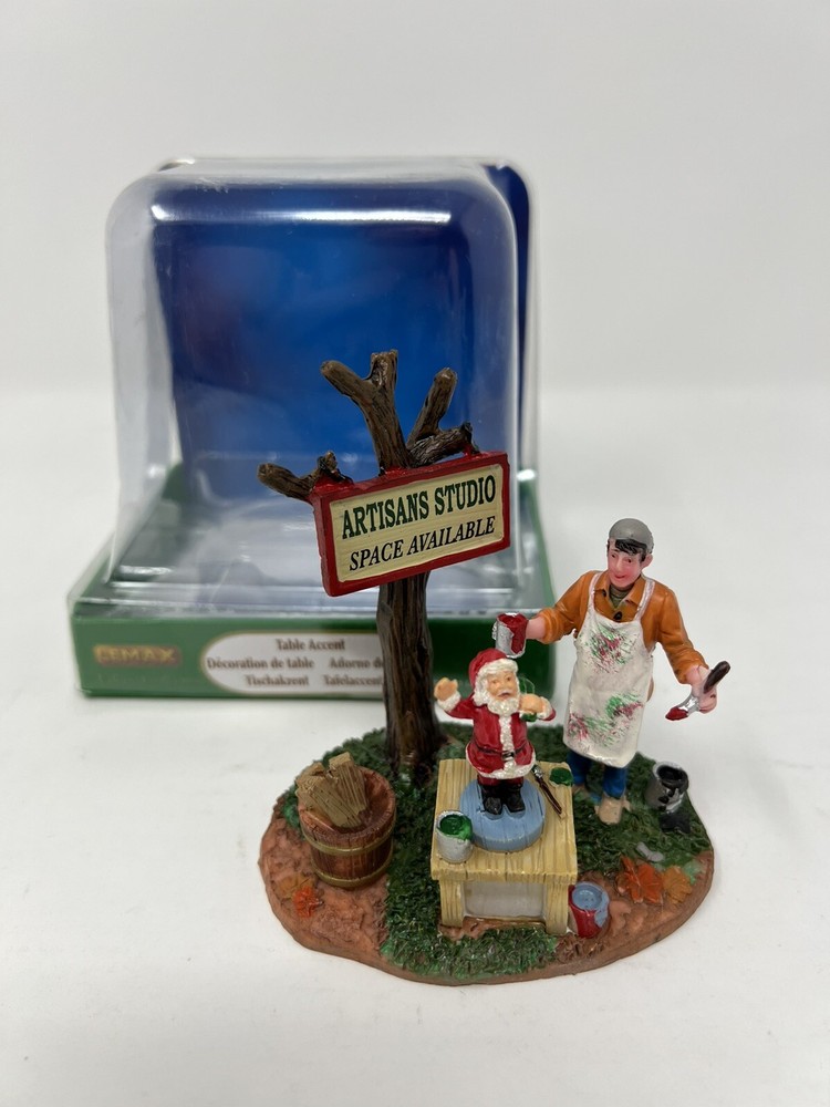 Lemax Artisans Studio Christmas Village Table Accent House 13915 2011-image