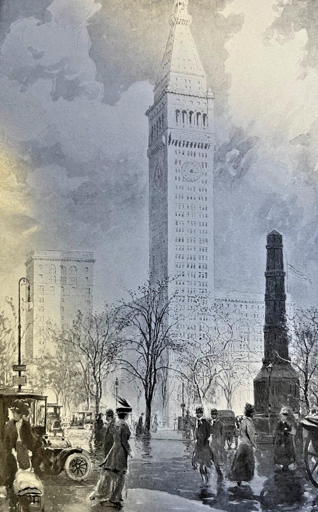 1909 Architecture Evolution of the Skyscraper in New York iullstrated