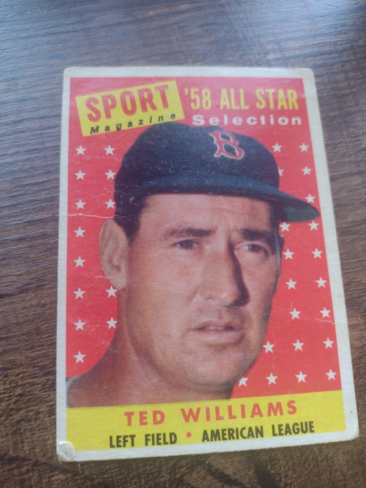 1958 Topps - Sport Magazine '58 All Star Ted Williams #485