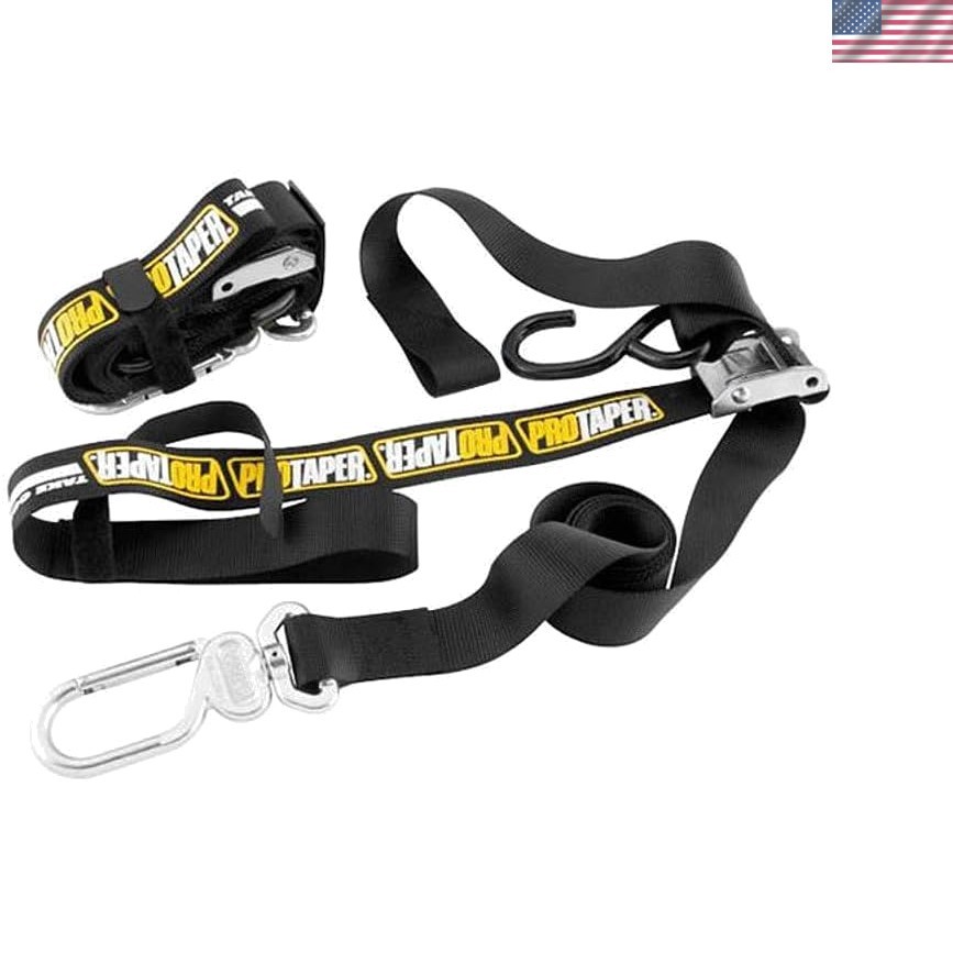 Essential 1.5-Inch Black Tie Downs with Lightweight Design – Secure Your Load