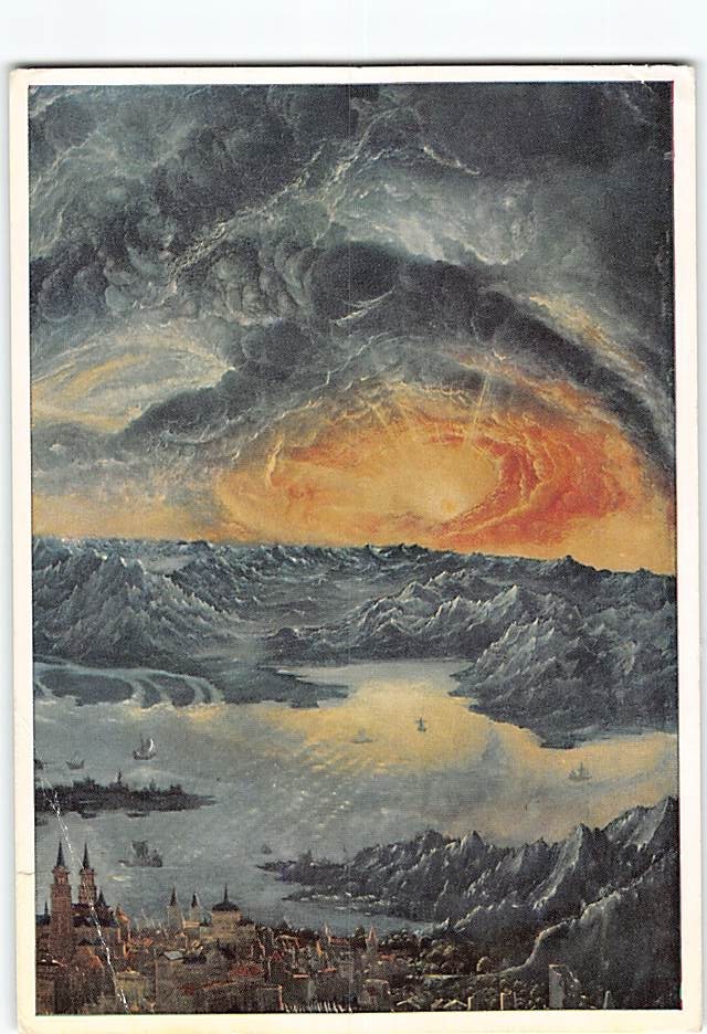 Postcard The Battle of Alexander at Issus Painting by Albrecht Altdorfer