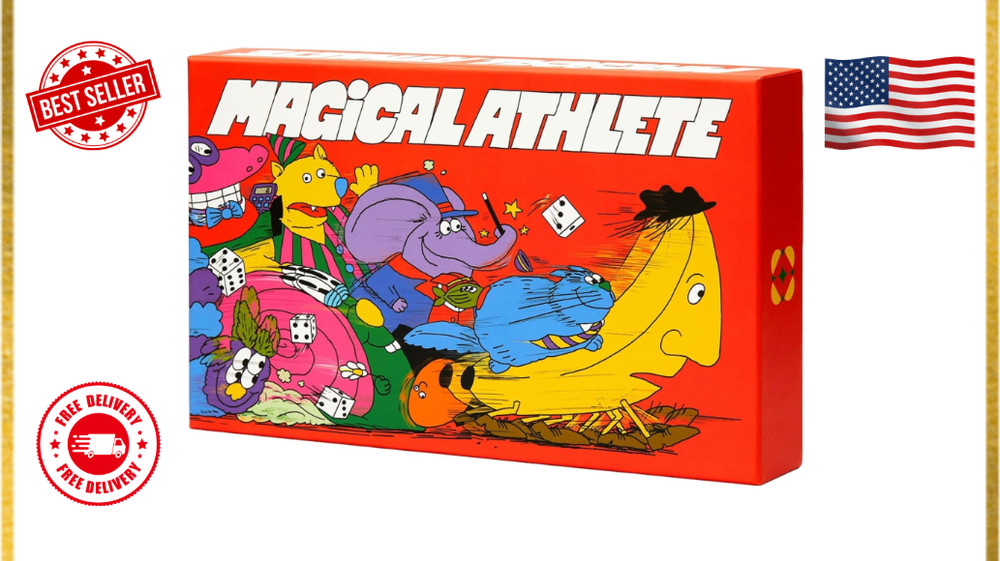 Magical Athlete Board Game - A Party Game of Pure Racing Chaos USA FREE SHIPPING