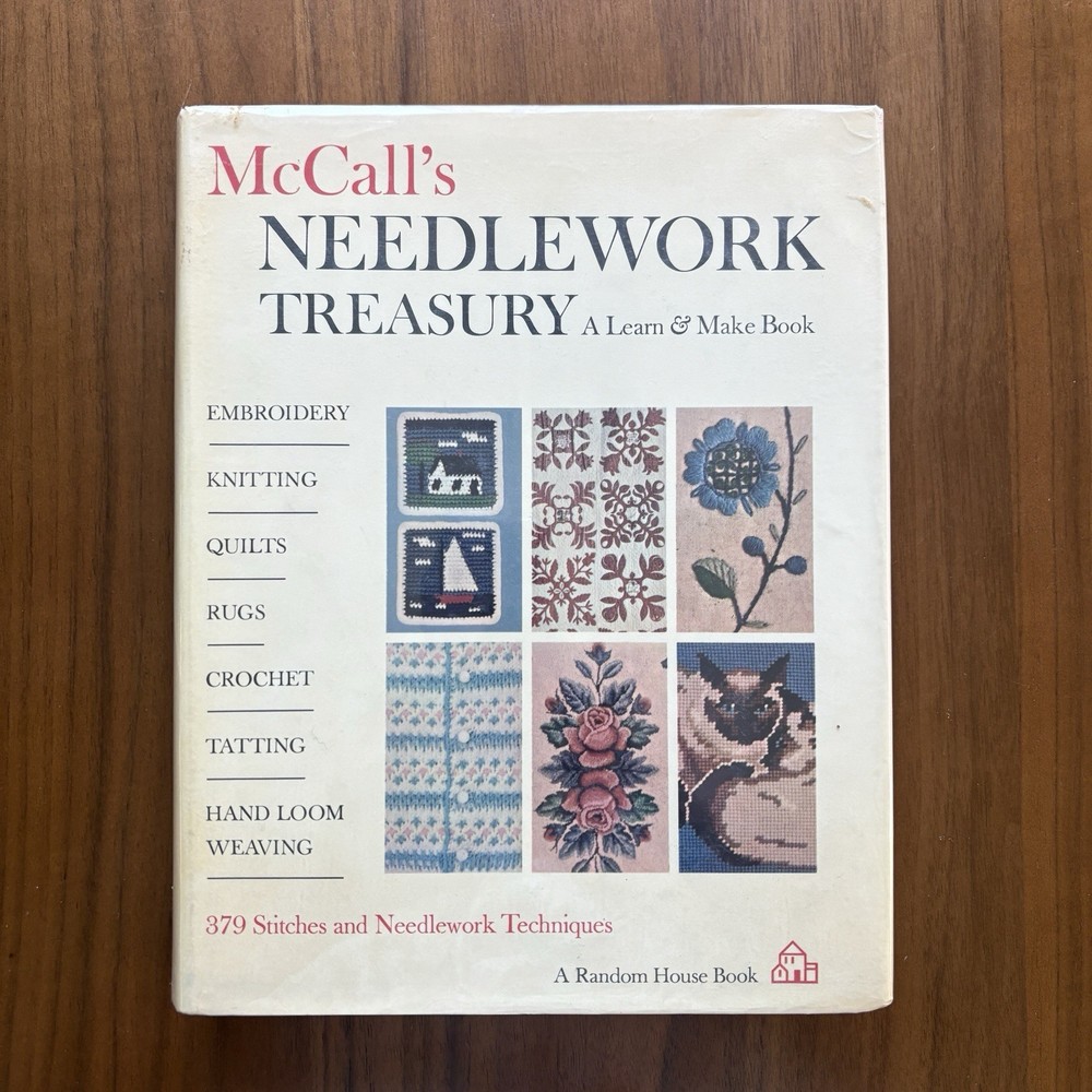 VTG 1964 McCall’s Needlework Treasury A Learn And Make Book