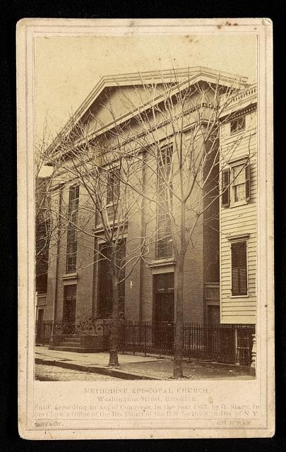 Methodist Episcopal Church, Washington Street, Brooklyn / Stacy 691 B'way.