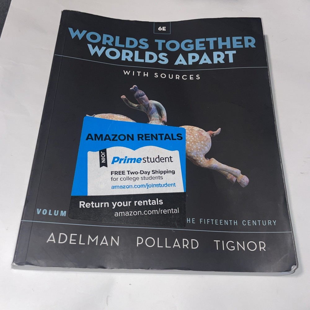 Worlds Together Worlds Apart A History of the World Volume 1 New Sealed Book