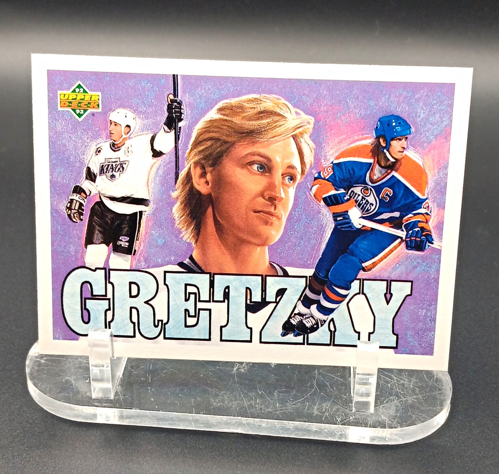 Upper Deck Wayne Gretzky Kings 2-Card Lot Hockey Heroes #18/18 O-Pee-Chee #522