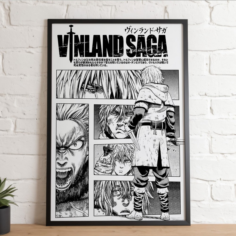 Vinland Saga Manga Canvas Poster