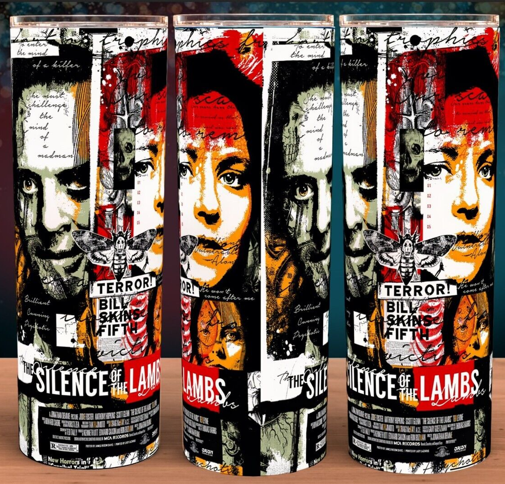 Silence of the Lambs Horror Movie Cup Mug Tumbler 20oz