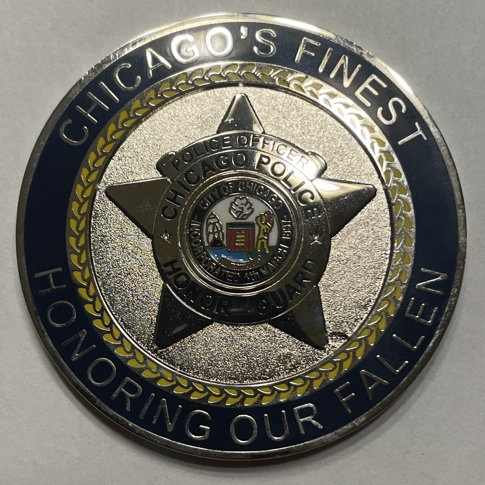 CHICAGO POLICE CHALLENGE COIN Honor Guard