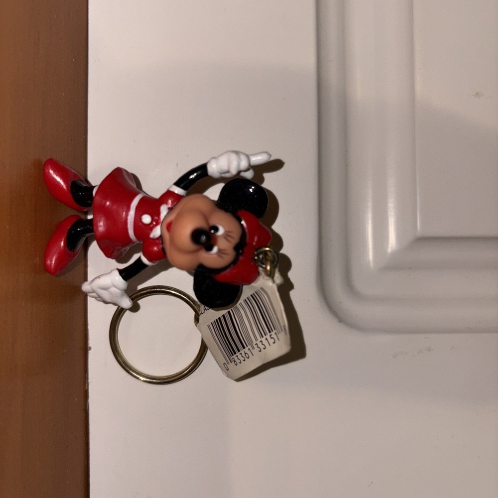 Minnie Mouse Keychain Showa Retro Vintage Disneyland Early Days