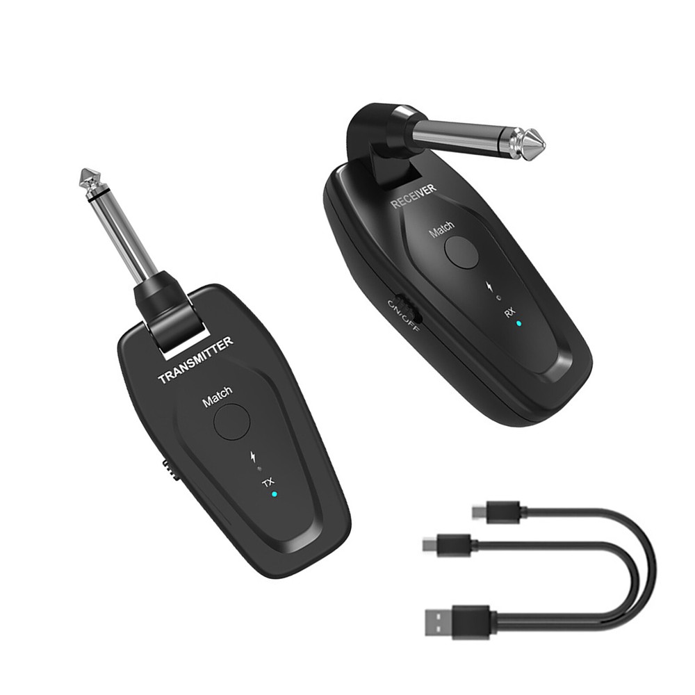 UHF Wireless Guitar System Transmitter and Receiver Accessories for Guitar