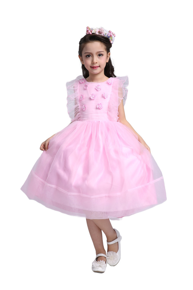 NWT Size 4 Pink Flower Girl Special Occasion Party Dress Full Layered