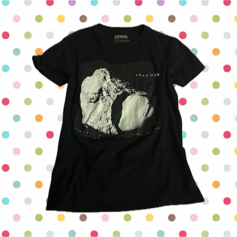 The Cure Black Men's Cotton Graphic Short Sleeve T-Shirt