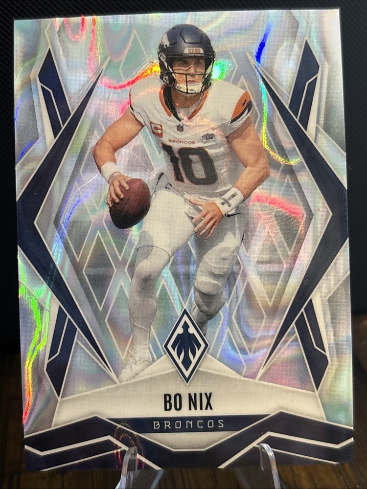 2025 Panini Phoenix - Bo Nix #83 Silver Lava