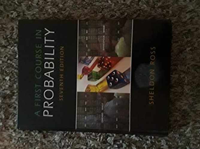 A First Course In Probability - Hardcover, by Ross Sheldon M. - Very Good