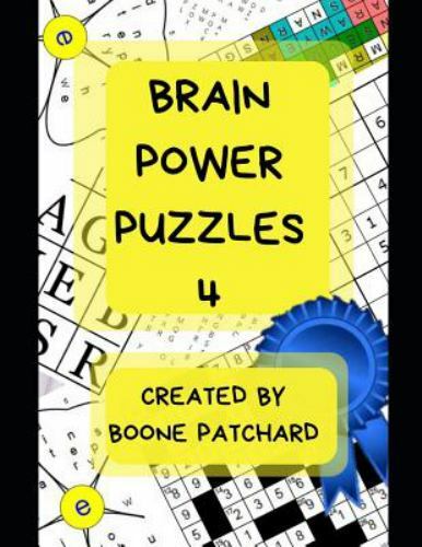 Brain Power Puzzles 4: Activity Book of Word Puzzles, Mazes, Crosswords, Word...