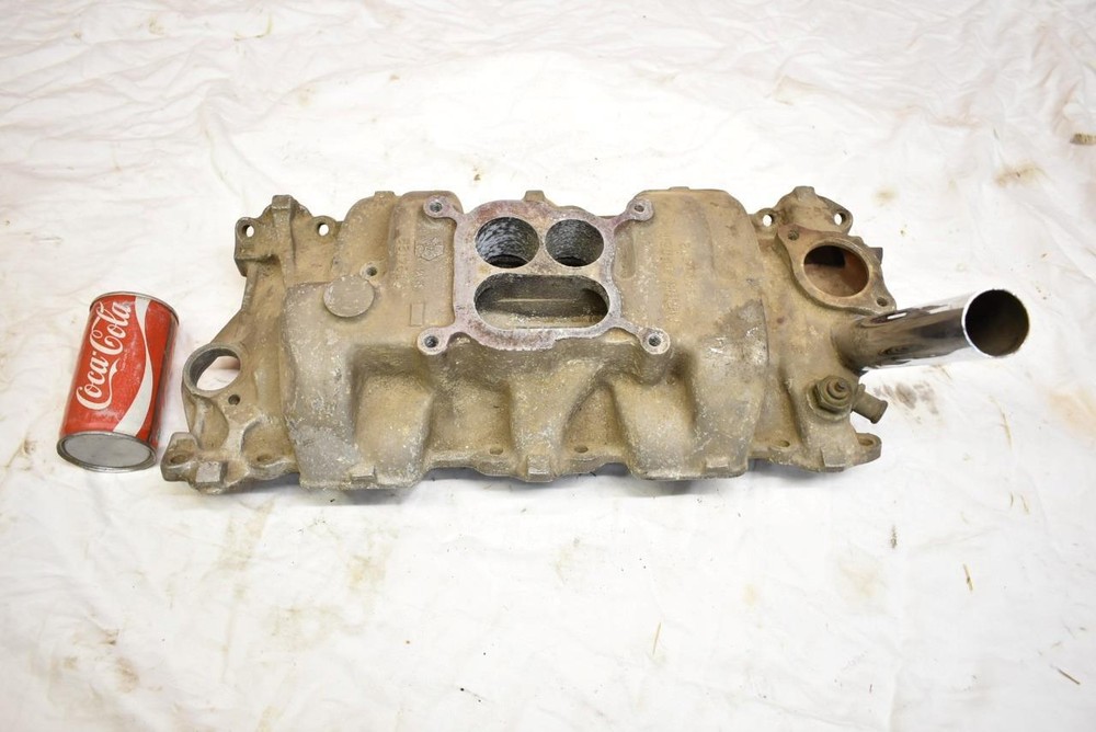 1963 Corvette Intake Manifold GM 3794129 Used with Oil Filter Tube